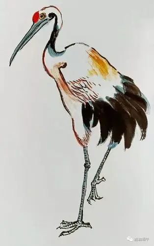 其它 画仙鹤的构图参考 写美篇一只鹤的简易画法