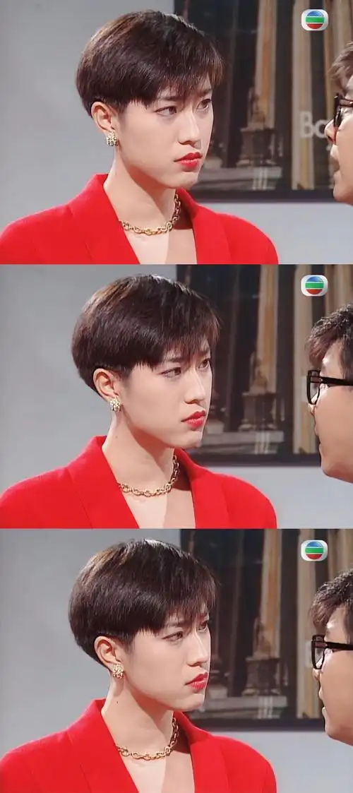 陈法蓉短发女神