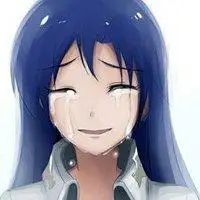 哭着笑的动漫图片心酸 卡通哭着笑伤感图片_微信头像图片大全