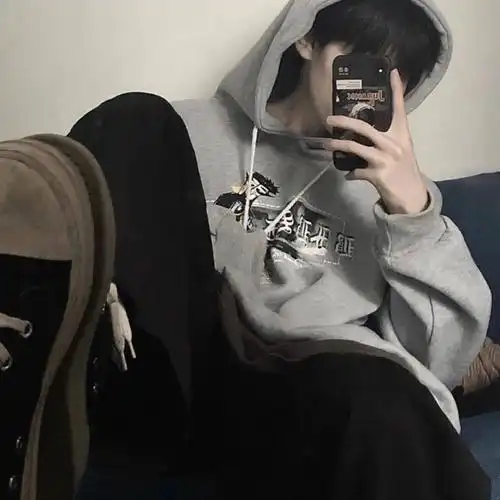 【微信头像】挡脸男