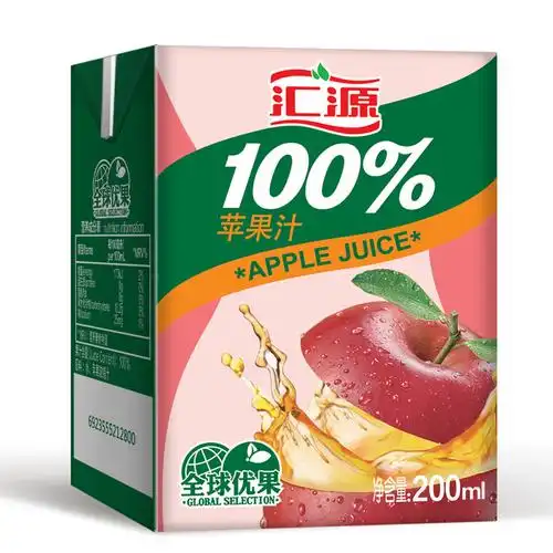 汇源果汁苹果汁200ml24盒果汁礼盒果汁饮品饮料整箱小盒装