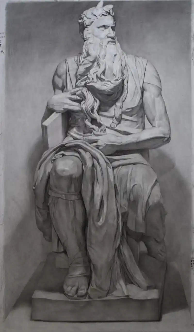 教师作品分享第一张是研一长期素描作业其他均为应试作品#2 - 抖音