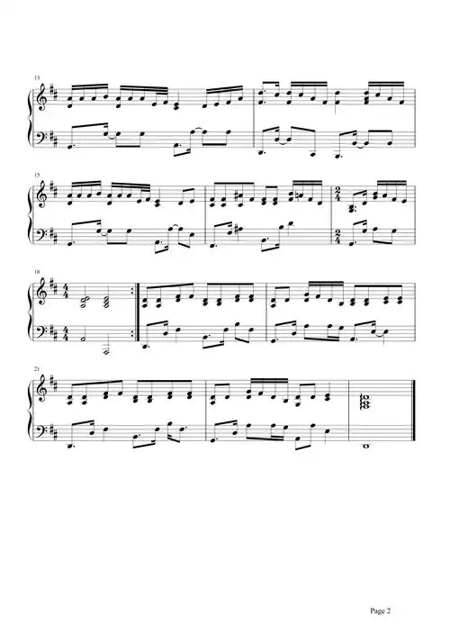 画钢琴谱 邓紫棋|像一阵轻风迎面而来2