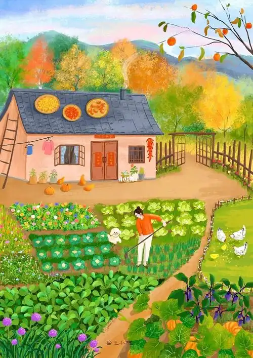 只有浓浓的充满自然气息的宁静……这便是我喜爱的农家小院