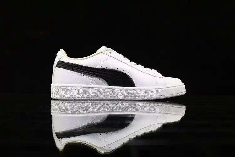 puma basket classic 357514-01 彪马黑白小板鞋