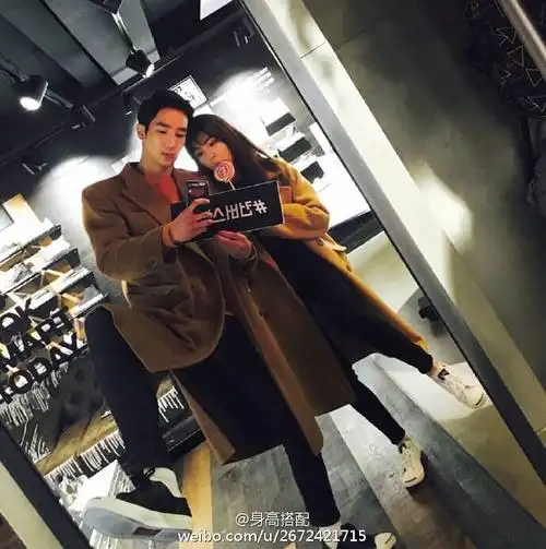 有爱身高差情侣虐狗日常身高185cm166cm搭配参考