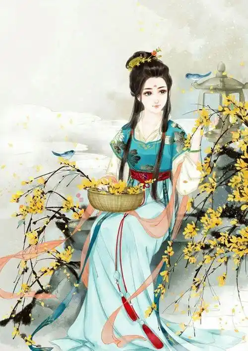 古风女子手绘作品 古风女子手绘作品简单