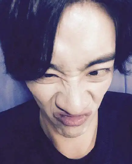 爱发丑照的男明星,胡歌毫不做作绝对的c位,郑云龙神还原光头强