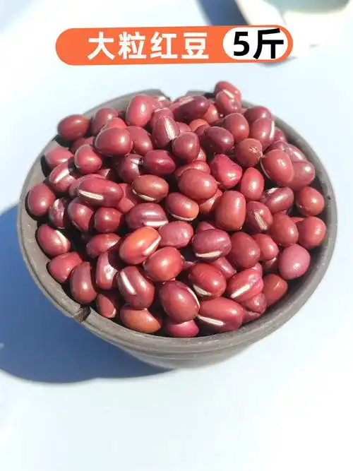 东北红豆农家自产东北红小豆新鲜货五谷杂粮熬粥做豆沙5斤-阿里巴巴
