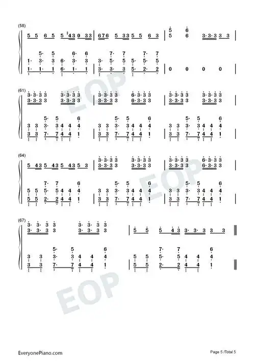 pink venom-blackpink双手简谱预览5-钢琴谱文件(五线谱,双手简谱