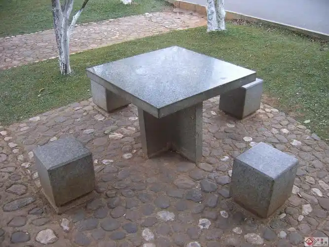 力达供应四川成都仿石桌凳园林古风石桌石凳景观休闲桌凳-阿里巴巴