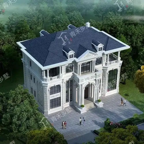 豪华欧式三层别墅设计图纸大宅农村别墅欣赏