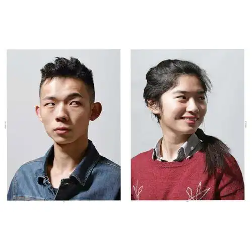 人物写生头像真人照片