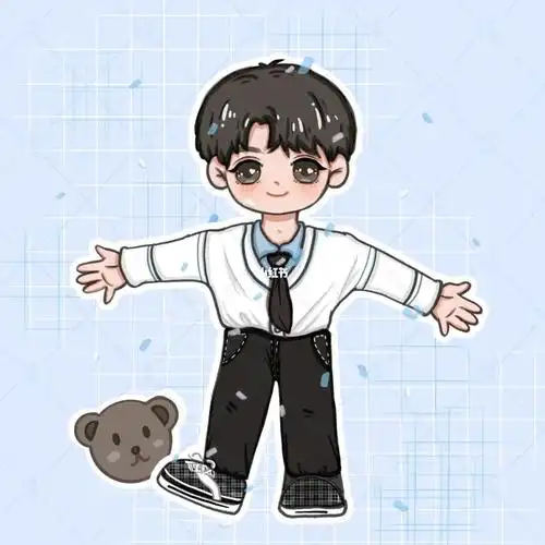 q版稿件|严浩翔_严浩翔_约稿_q版人物_娱乐_明星娱乐资讯