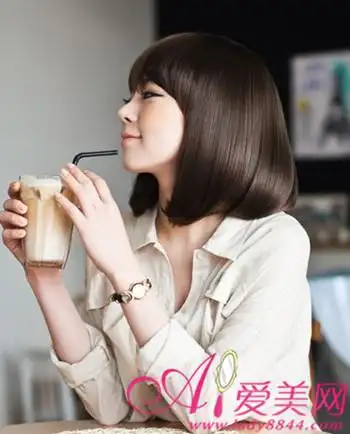 遮盖宽脸新招 最佳韩式内卷波波头