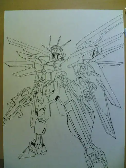 简笔画图片大全-蒲城教育文学网高达机器人简笔画画法 简笔画图片大全