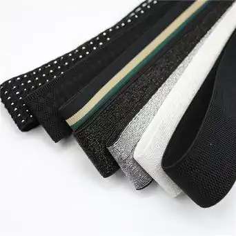 黑色玉米纹松紧带 高品质超宽松紧带腰封腰带束腰皮筋弹力带包邮