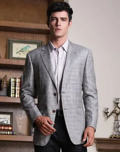 格纹儒雅男士单西装商品参数 detail 风格: 商务通勤 适用场景: 休闲