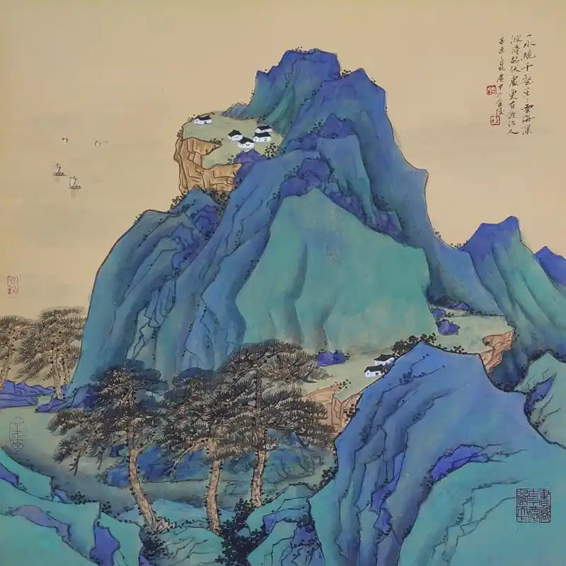 画中"贵"族—青绿山水周广忠作品系列之一