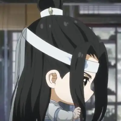 魔道祖师q版魏无羡蓝忘机情头自截