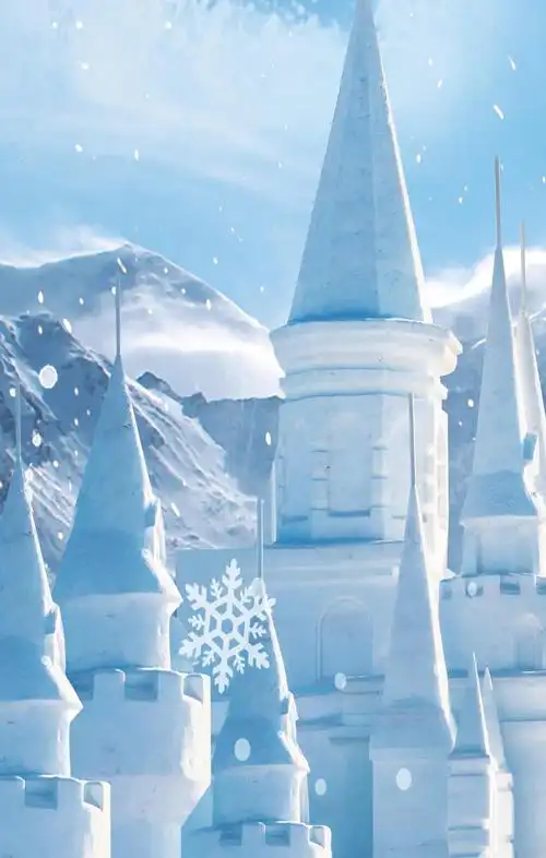 在《冰雪奇缘》中,艾莎公主用自己的冰雪技能建造了一座冰雪城堡,而在