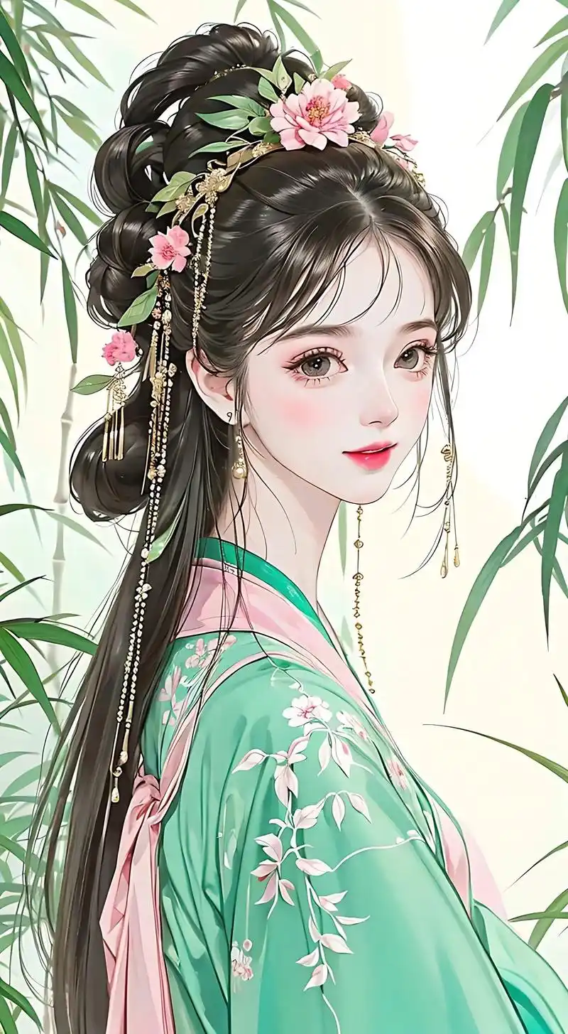 漫画女孩 #古风少女 #美图分享 - 抖音