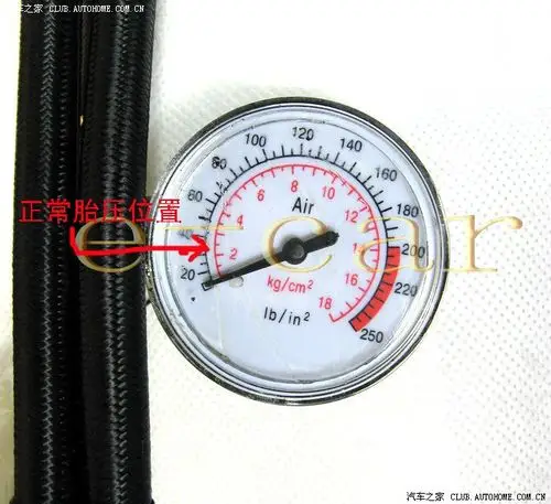 怎样看胎压表