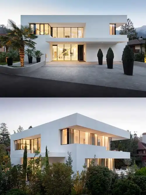 现代极简二层自建别墅