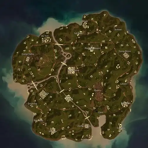 新萨诺地图平面图