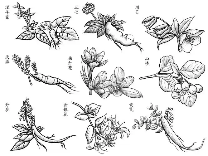 药材插画包装|插画|商业插画|内在的光 - 原创作品 - 站酷 (zcool)
