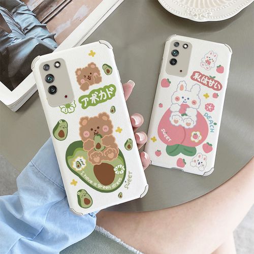 水果小熊荣耀play5t x10 play4tpro小羊皮手机壳play3软套10x max