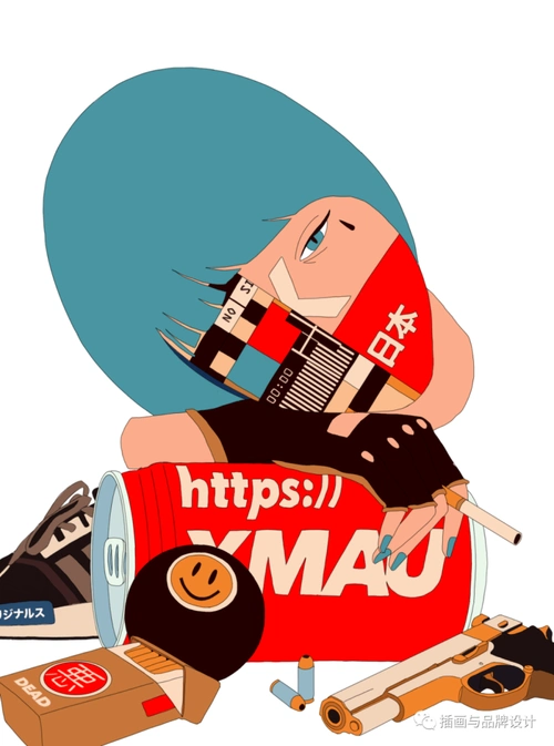 复古个性的街头涂鸦风传统与现代的日系元素结合真是又潮又酷