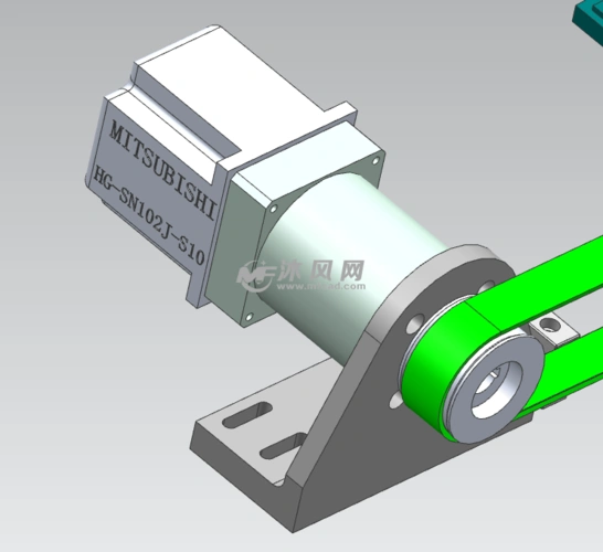 电机皮带传动装置机构