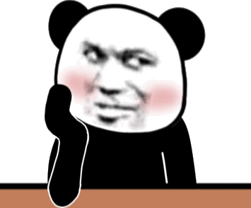熊猫头 wink 表情包_wink_熊猫表情