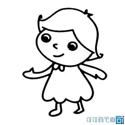 幼儿园人物简笔画入门小班