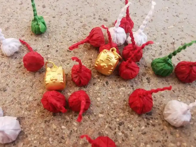 新年黄金馒头  #小金鱼摔炮  #梦金园新年黄金馒头  虎年大吉