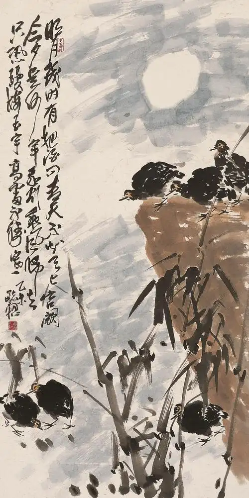 谁开创了泼墨大写意花鸟画派当代写意花鸟画大家