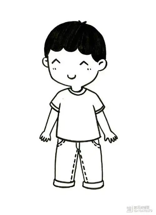 的小孩子简笔画图片大头儿子简笔画儿童简笔画小男孩怎么画儿童大头儿