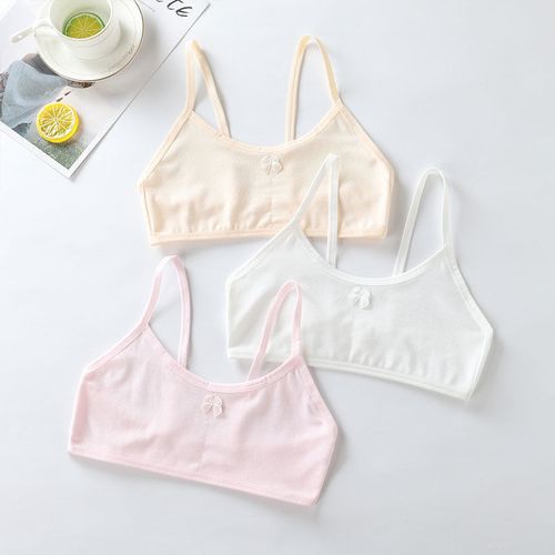 女童发育期内衣10-11-12-13-16岁小学生女孩纯棉抹胸大童小背心夏