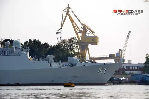 海军现代化功臣看广州舰细节