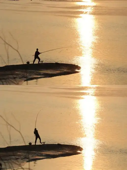 日落与钓鱼佬