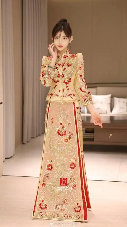 中式嫁衣##婚纱礼服馆##中式婚礼##备婚攻略##中式婚服##高级定制