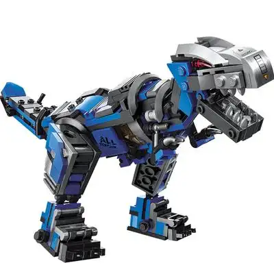 小颗粒兼乐高积木汽车恐龙霸王龙男女孩子拼装图儿童玩具益智礼物