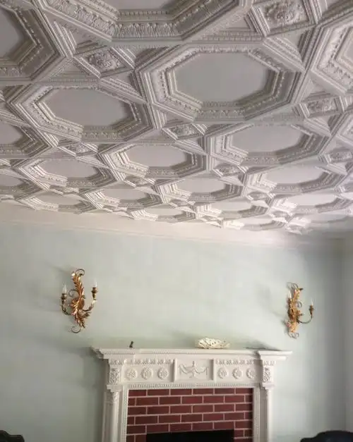 客厅石膏天花板装修效果图