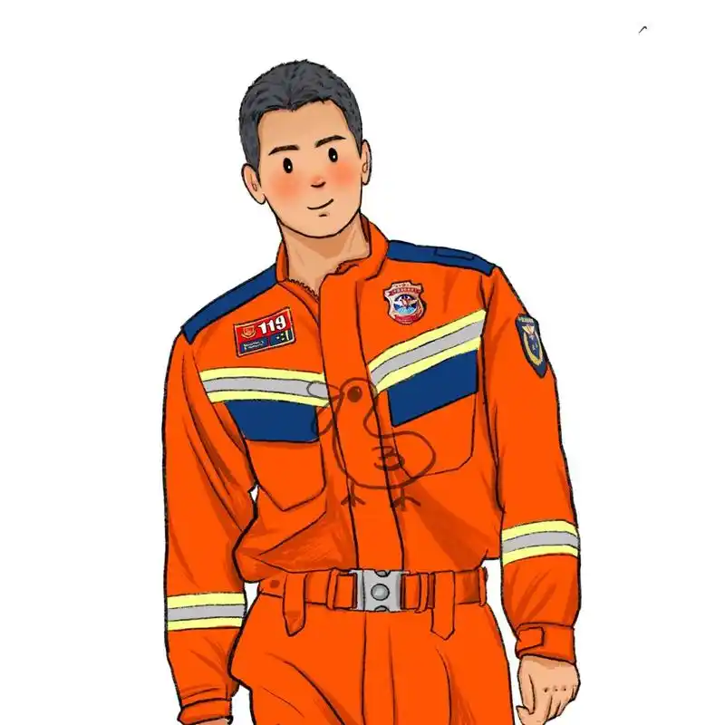 996902男生头像/消防员动漫/动漫卡通头像 愿你们每次出征都能