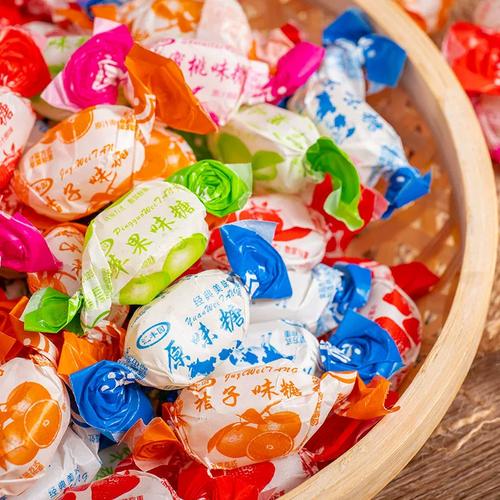 老式水果硬糖草莓橘子苹果味水果糖结婚喜糖怀旧零食糖果80后糖果