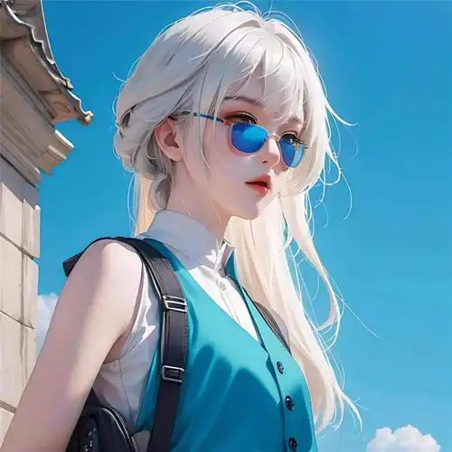 超美超飒的阳光女生动漫头像