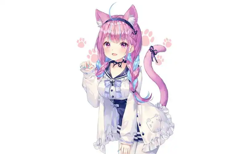 hololive二次元萌娘插画桌面壁纸