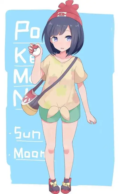 精灵宝可梦日月女主角 美月