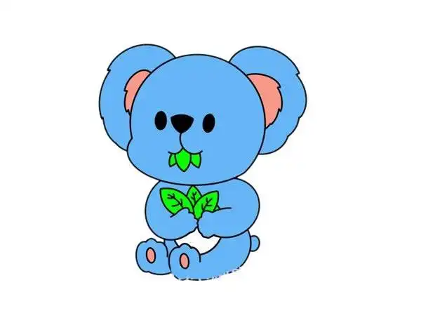 动物简笔画彩色卡通版